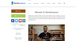 Desktop Screenshot of mandolessons.com