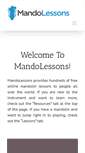 Mobile Screenshot of mandolessons.com